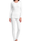 Thermal Underwear for Women Long Underwear Fleece Lined Base Layer Long John Top& Bottom Set