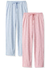 Pajama Pants for Women Cotton Lounge Pant 2 Packs