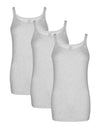 Women's Tank Top Bamboo Rayon Camisole Long Length Layering 3 Pack